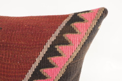 Decorative Turkish Kilim Pillow, ID 211, Kilim Pillow 18x18, Accent kilim pillow, kilim pillow lumbar, Throw Pillow,kilim pillow