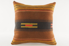 Decorative Turkish Kilim Pillow, ID 286, Kilim Pillow 18x18, Accent kilim pillow, kilim pillow lumbar, Throw Pillow,kilim pillow