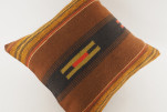 Decorative Turkish Kilim Pillow, ID 286, Kilim Pillow 18x18, Accent kilim pillow, kilim pillow lumbar, Throw Pillow,kilim pillow