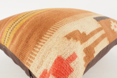 Decorative Turkish Kilim Pillow, ID 287, Kilim Pillow 18x18, Accent kilim pillow, kilim pillow lumbar, Throw Pillow,kilim pillow