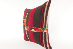 Decorative Turkish Kilim Pillow, ID 494, Kilim Pillow 18x18, Accent Kilim Pillow, Kilim Pillow Lumbar, Throw Pillow,Kilim Pillow