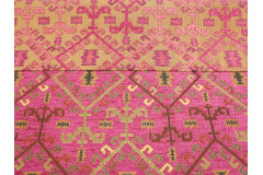 Upholstery Fabric, Kilim Design Fabric, Turkish Mazenda Pink  Kilim Pattern Fabric, Turkish Fabric By the Yards, Bohemian Fabric