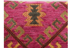 Upholstery Fabric, Kilim Design Fabric, Turkish Mazenda Pink  Kilim Pattern Fabric, Turkish Fabric By the Yards, Bohemian Fabric