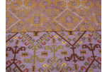 Upholstery Fabric, Kilim Design Fabric,Turkish  Purple Kilim Pattern Fabric,Turkish Fabric By the Yards,Bohemian Jacquard Fabric