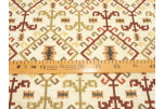 Upholstery Fabric, Kilim Design Fabric, Turkish Beige Kilim Pattern Fabric, Turkish Fabric By the Yards,Bohemian Jacquard Fabric