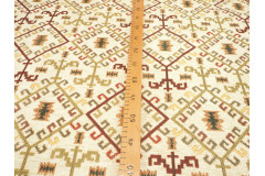 Upholstery Fabric, Kilim Design Fabric, Turkish Beige Kilim Pattern Fabric, Turkish Fabric By the Yards,Bohemian Jacquard Fabric