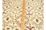 Upholstery Fabric, Kilim Design Fabric, Turkish Beige Kilim Pattern Fabric, Turkish Fabric By the Yards,Bohemian Jacquard Fabric