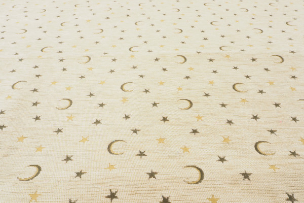 Upholstery Fabric,Turkish Fabric By the Meter, By the Yard, Beige Arabian Night Pattern Upholstery Fabric