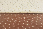 Upholstery Fabric,Turkish Fabric By the Meter, By the Yard, Beige Arabian Night Pattern Upholstery Fabric