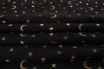 Upholstery Fabric,Turkish Fabric By the Meter,By the Yard,Black Arabian Night Pattern Upholstery Fabric,Bohemian Jacquard Fabric