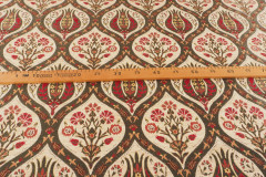 Upholstery Fabric, Turkish Fabric By the Meter, By the Yard, Beige Tulip Pattern Jacquard Chenille Upholstery Fabric