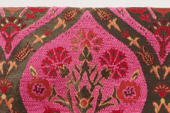 Upholstery Fabric, Turkish Fabric By the Meter, By the Yard, Pink Tulip Pattern Jacquard Chenille Upholstery Fabric