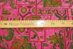 Upholstery Fabric, Turkish Fabric By the Yards, By the Meter,Mazenda Pink Persian Pattern Fabric,Chenille Fabric,Jacquard Fabric