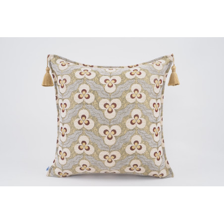 Fabric Pillow,Fabric Pillow 20x20,Beige Tiger Eyes Pattern Turkish Jacquard Fabric Pillow Cover,Throw Pillow,Lumbar Pillows