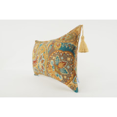 Fabric Pillow,Fabric Pillow 12x20,Turkish Paisley Pattern Turkish Fabric Pillow,Decorative Pillow,Bohemian Pillow,Throw Pillow